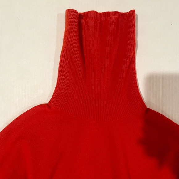 Everlane 100% Cashmere Turtleneck Sweater in Persimmon XS - Picture 2 of 4